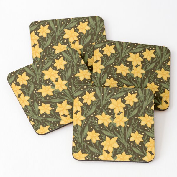 Item preview, Daffodils |  dark background designed and sold by mitalim.