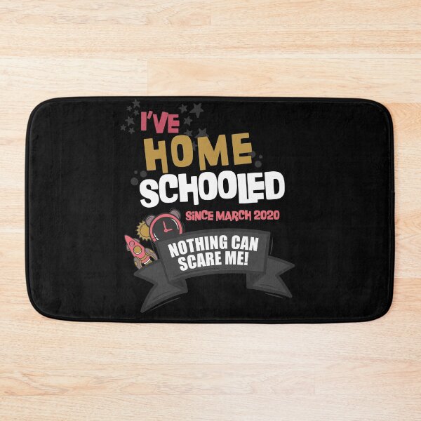 Item preview, Ive Home Schooled In Lockdown Nothing Can Scare Me Home Schooling mom  designed and sold by StaticTee.