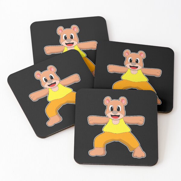 Item preview, Bear at Yoga in Standing designed and sold by Snabdesign84.