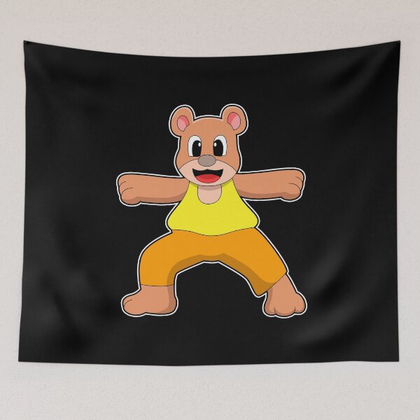 Item preview, Bear at Yoga in Standing designed and sold by Snabdesign84.