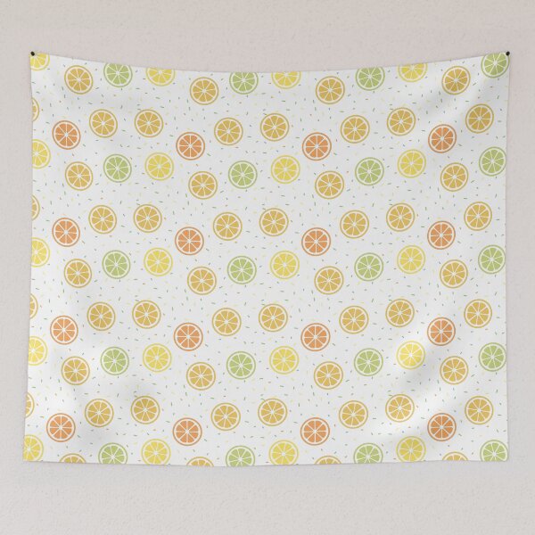 Item preview, Orange PATTERN, simple vegetable, vegan, summer fruit designed and sold by challengecafe.