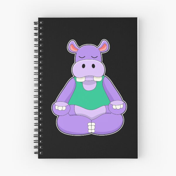 Item preview, Hippo at Yoga in Sitting designed and sold by Snabdesign84.