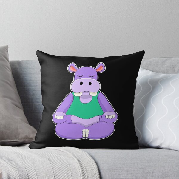 Item preview, Hippo at Yoga in Sitting designed and sold by Snabdesign84.