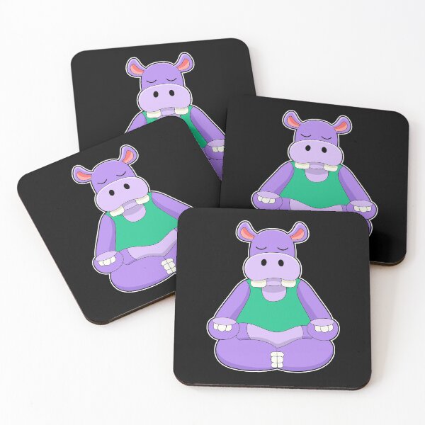 Item preview, Hippo at Yoga in Sitting designed and sold by Snabdesign84.
