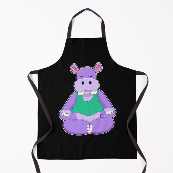 Item preview, Hippo at Yoga in Sitting designed and sold by Snabdesign84.