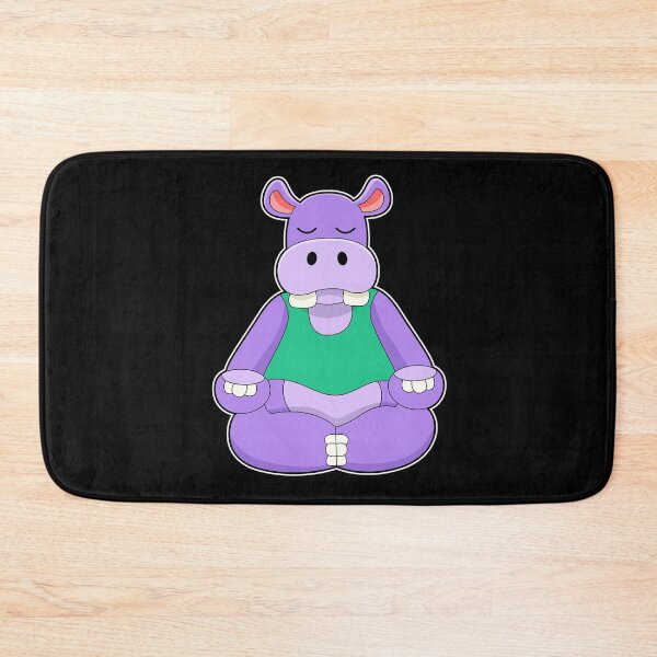 Item preview, Hippo Yoga Fitness Meditation designed and sold by Snabdesign84.