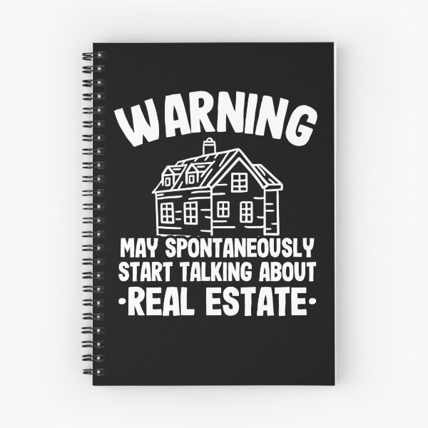 Item preview, Warning May Talk About Real Estate Agent Realtor Funny Gift designed and sold by Stronzi.