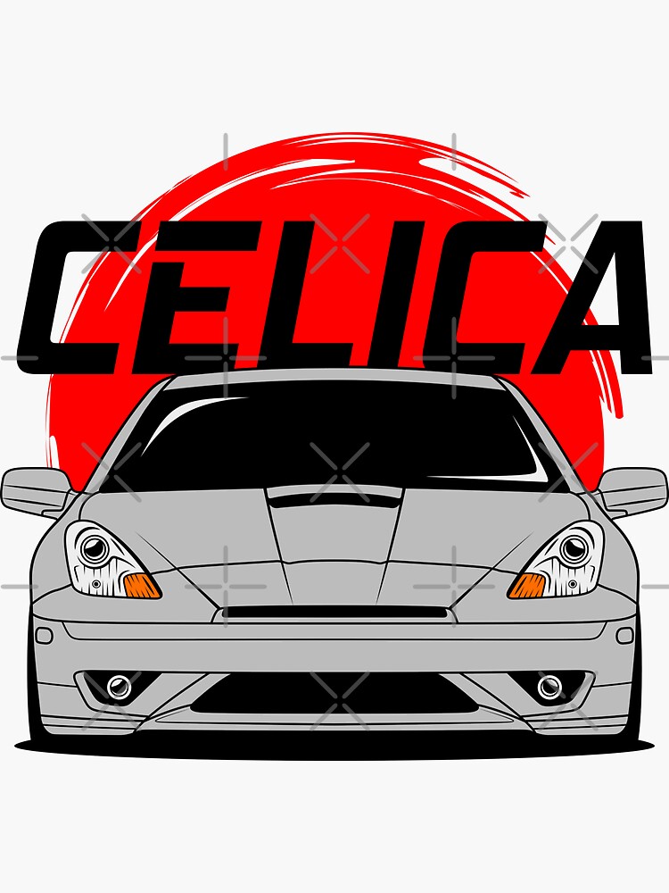 2x Silver Toyota VVT-I DOHC Stickers Vinyl Decals VVTI Supra JDM Celica TRD  