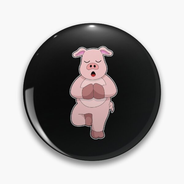 Item preview, Pig Yoga Fitness Meditation designed and sold by Snabdesign84.