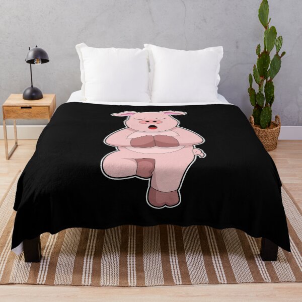 Item preview, Pig at Yoga on a Leg designed and sold by Snabdesign84.