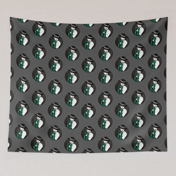 Item preview, Burlesque Girls | Suzette - Green & Grey designed and sold by ladyfacecreates.