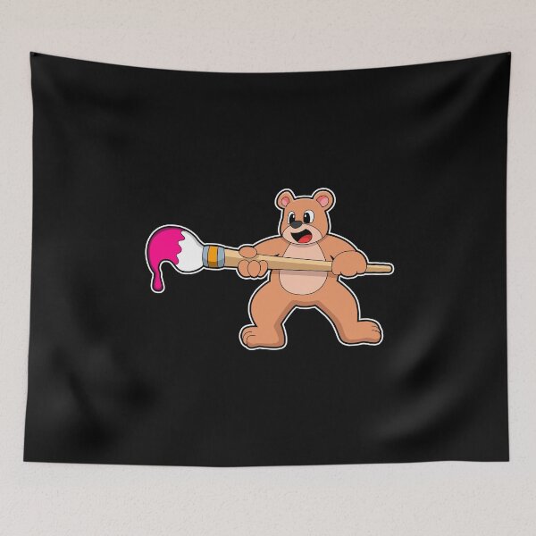 Item preview, Bear at Painting with Brush & Paint designed and sold by Snabdesign84.