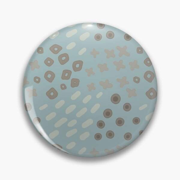 Item preview, Bright abstract brown and blue print. designed and sold by UVI-CA.