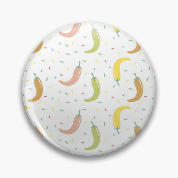 Item preview, Red Chili PATTERN, simple vegetable,vegan,summer fruit designed and sold by challengecafe.