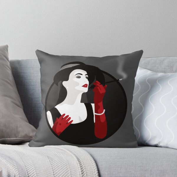 Item preview, Burlesque Girls | Rosalina - Red & Grey designed and sold by ladyfacecreates.