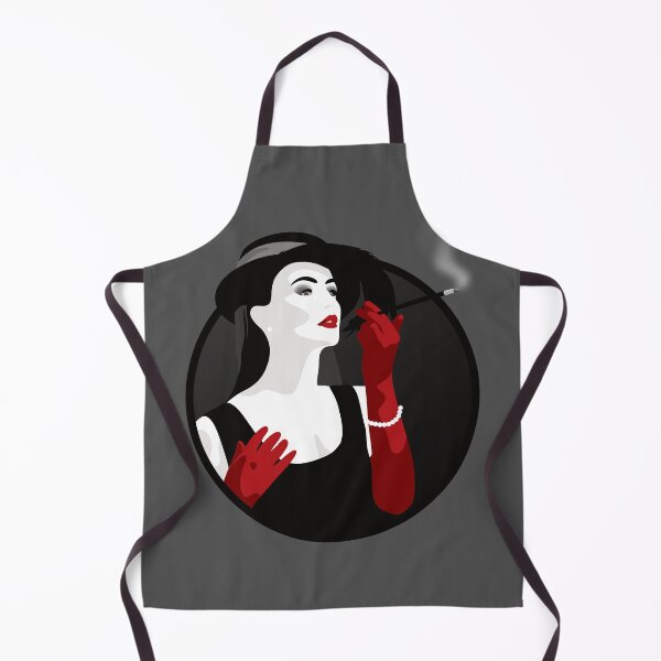 Item preview, Burlesque Girls | Rosalina - Red & Grey designed and sold by ladyfacecreates.