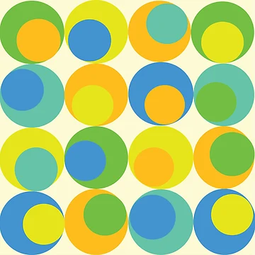 Artwork thumbnail, Colorful retro pattern by Rionda