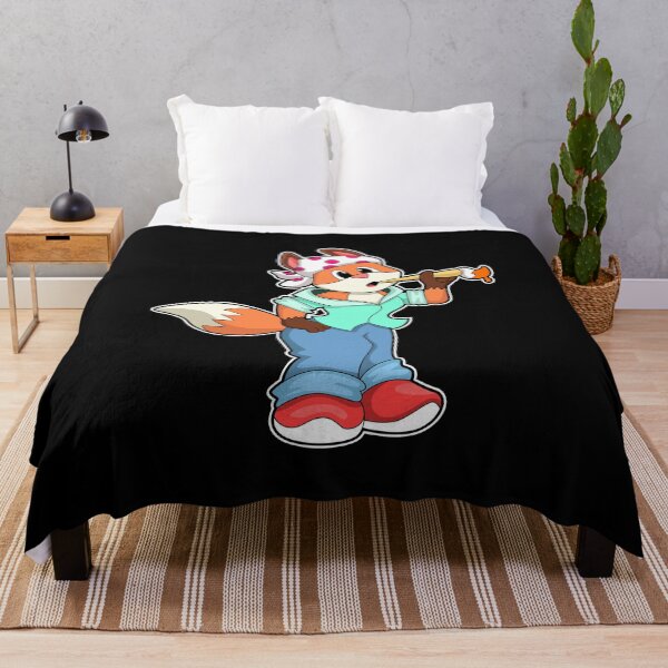 Item preview, Fox as Painter with Brush & Colour designed and sold by Snabdesign84.