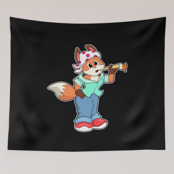Item preview, Fox as Painter with Brush & Colour designed and sold by Snabdesign84.