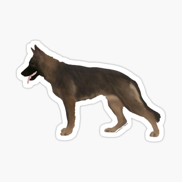 Item preview, German Shepherd: Red Sable designed and sold by 2woofs-1meow.
