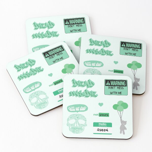 Item preview, Turquoise Dead Inside Variety Pack designed and sold by everything4eva.