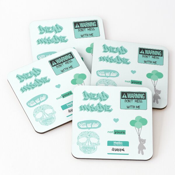 Item preview, Teal Dead Inside Variety Pack designed and sold by everything4eva.