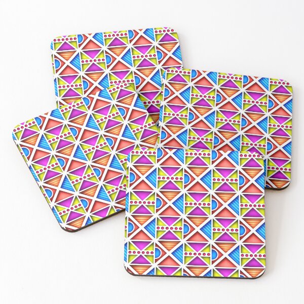 Item preview, 3d Geometric Pattern, Triangular Motifs designed and sold by lissantee.