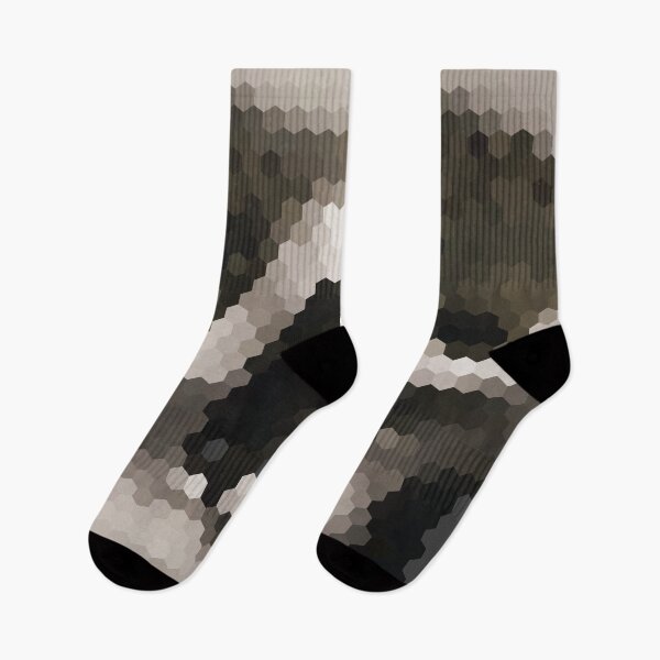 Item preview, Cráneo HEXGON - Gris sobre gris oscuro designed and sold by MisterSquid.