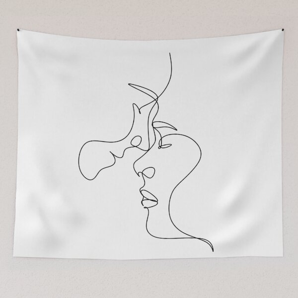 Item preview, Couple One Line art  designed and sold by OneLinePrint.
