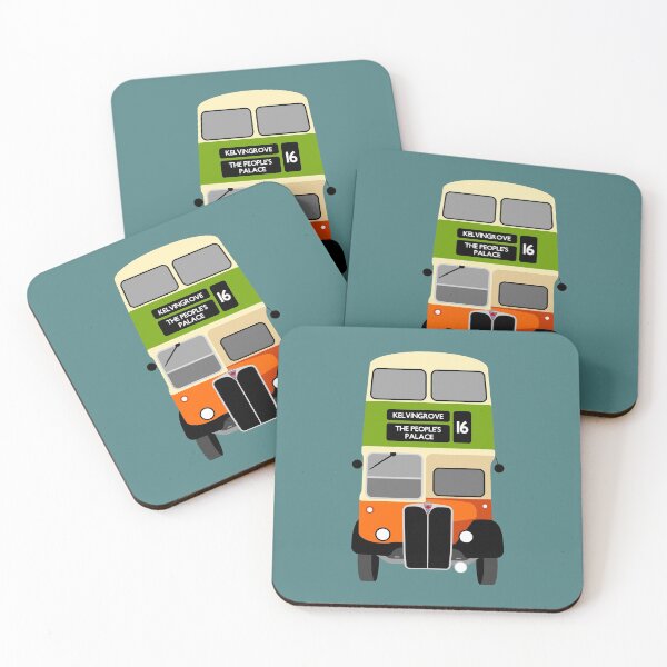 Item preview, Vintage Glasgow double decker Bus designed and sold by YouNeedKitch.
