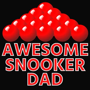 Artwork thumbnail, Awesome Snooker Dad by DesignsofNote