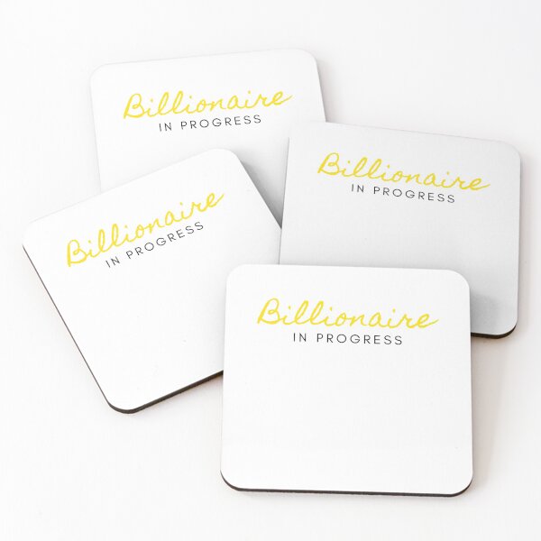 Item preview, Billionaire in Progress (Black) designed and sold by TraderShirts.