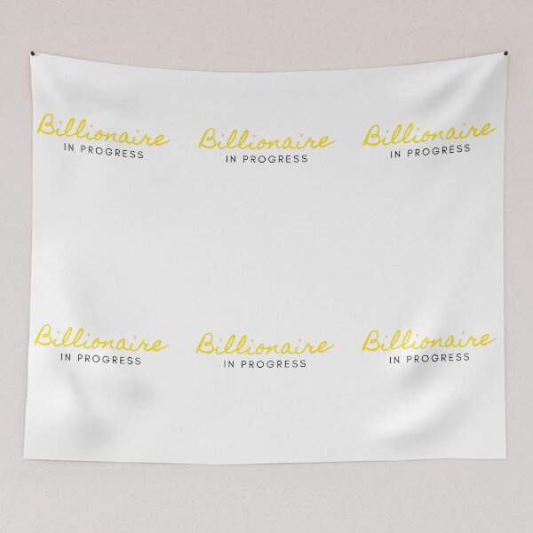 Item preview, Billionaire in Progress (Black) designed and sold by TraderShirts.