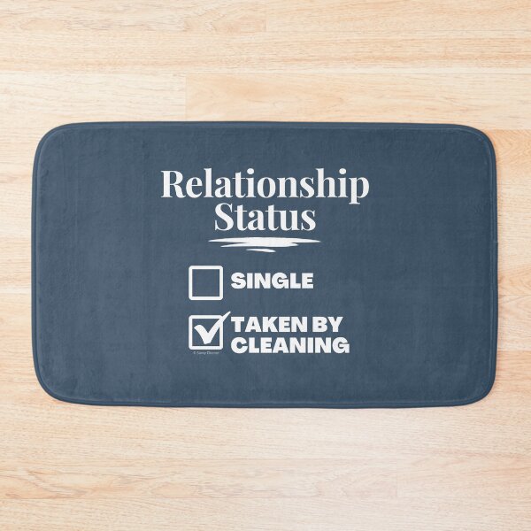 Item preview, Relationship Status Taken by Cleaning Funny Housekeeping Gifts designed and sold by SavvyCleaner.