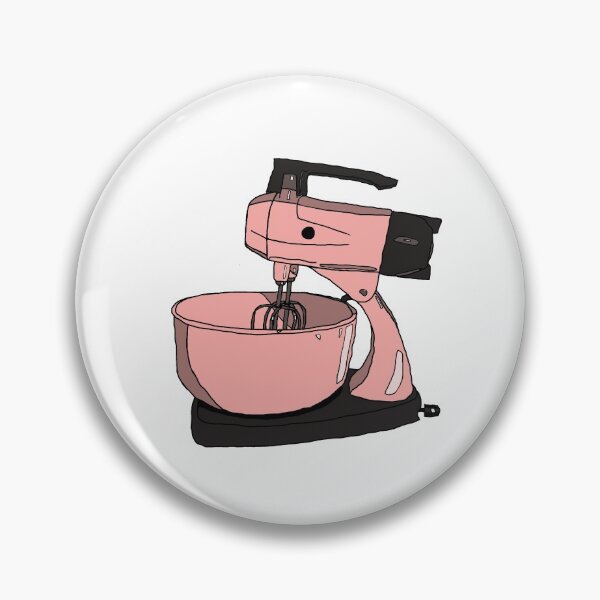 Item preview, Retro cooking, pink vintage mixer designed and sold by PBerry.