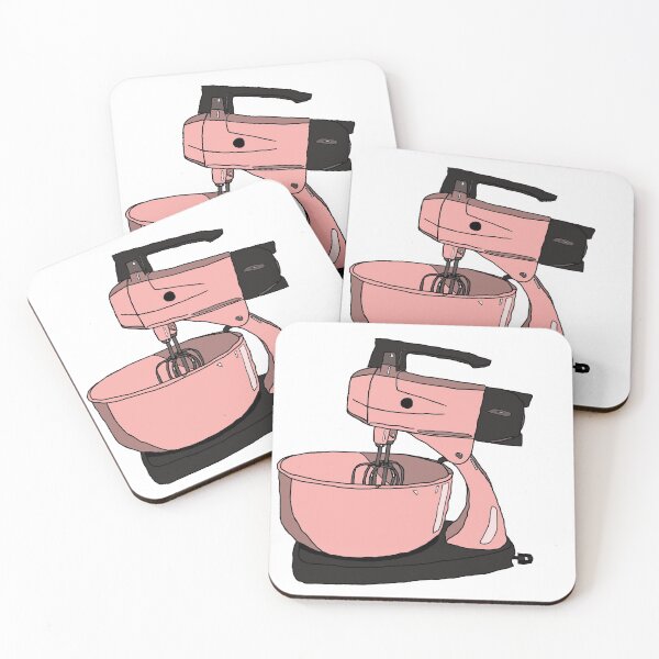 Item preview, Retro cooking, pink vintage mixer designed and sold by PBerry.