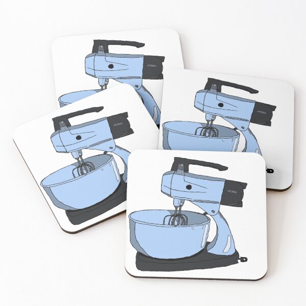 Item preview, Retro cooking, blue vintage mixer designed and sold by PBerry.