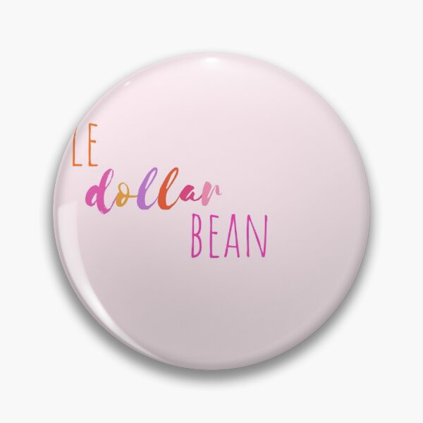 Item preview, Le dollar bean le$bean (cute lesbian funny tiktok voice) subtle lgbt hint colorful colourful pink designed and sold by emcazalet.