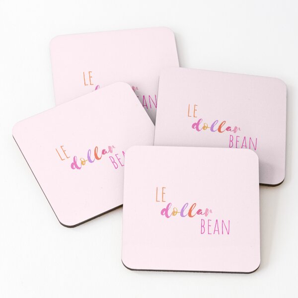 Item preview, Le dollar bean le$bean (cute lesbian funny tiktok voice) subtle lgbt hint colorful colourful pink designed and sold by emcazalet.