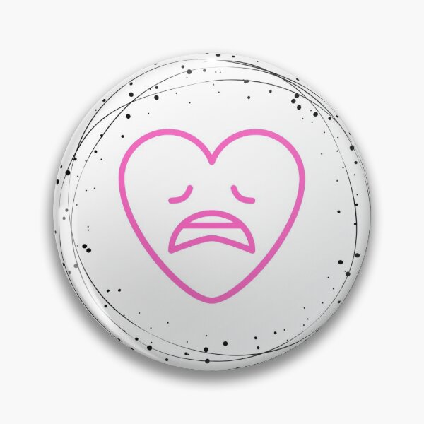 Item preview, Pink emotionally exhausted heart designed and sold by TumblesMumbles.