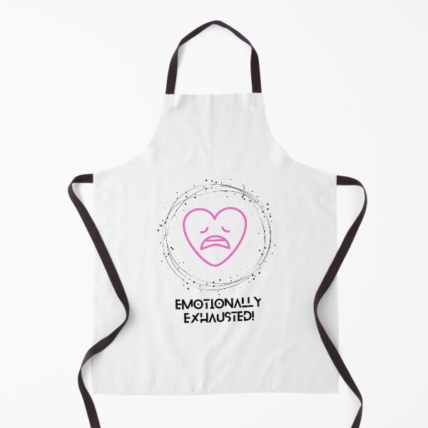 Item preview, Pink emotionally exhausted heart designed and sold by TumblesMumbles.