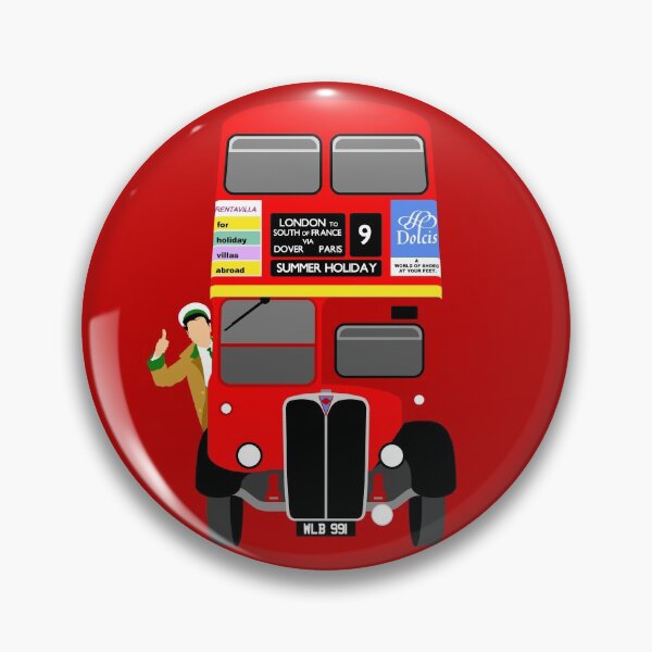 Item preview, Summer Holiday London Red Double Decker Movie Bus designed and sold by YouNeedKitch.