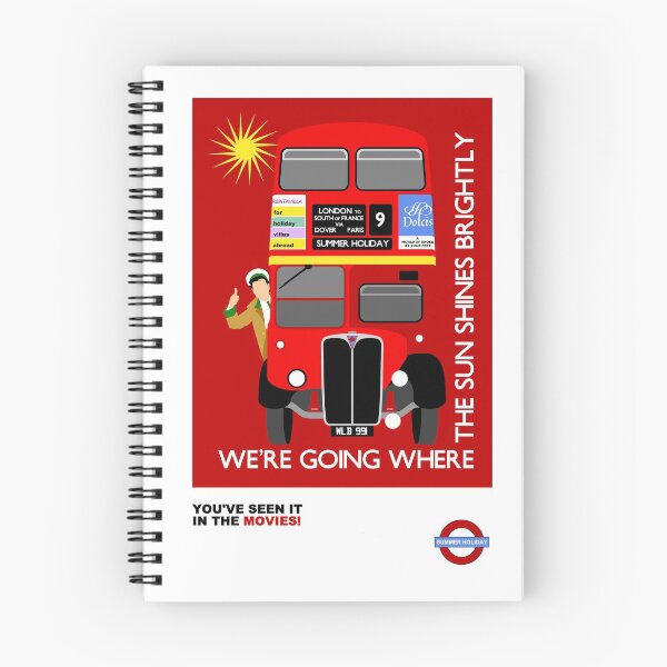 Item preview, Summer Holiday London Red Double Decker Movie Bus designed and sold by YouNeedKitch.