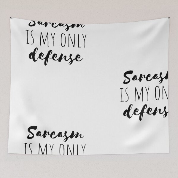 Item preview, Sarcasm is my only defense defence stiles (teen wolf) designed and sold by emcazalet.