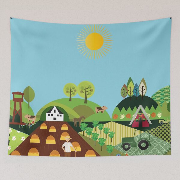 Item preview, Valley farm designed and sold by Design4uStudio.