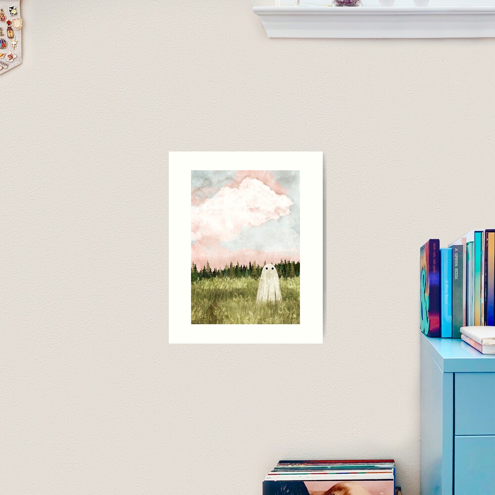 Cotton candy skies Art Print
