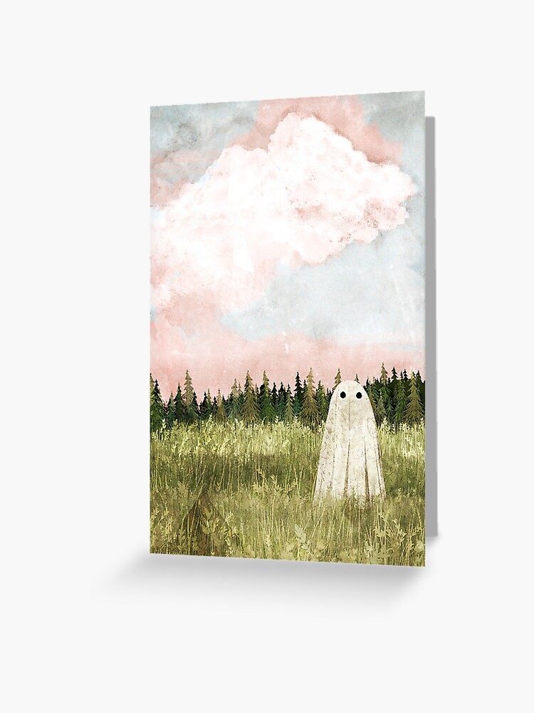 Thumbnail 1 of 2, Greeting Card, Cotton candy skies designed and sold by katherineblower.