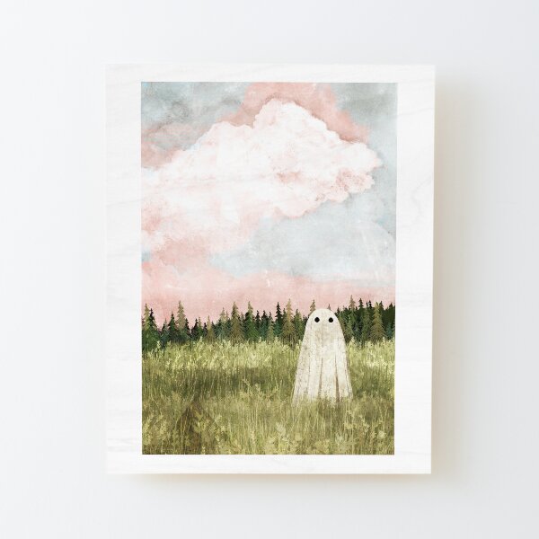 Cotton candy skies Wood Mounted Print