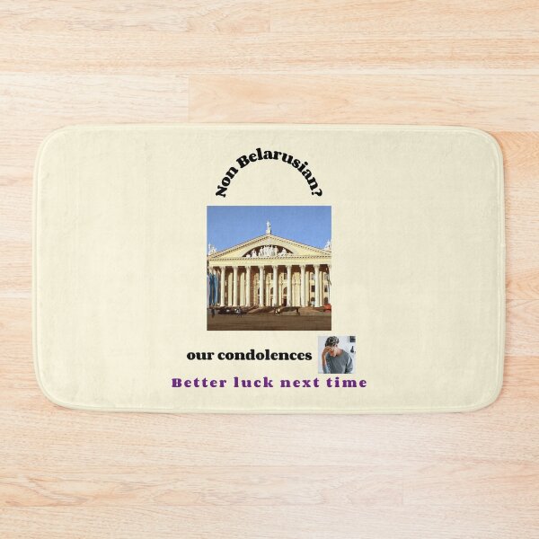 Item preview, "Condolences to non Belarusians"  (black text) designed and sold by skoumpourdides.