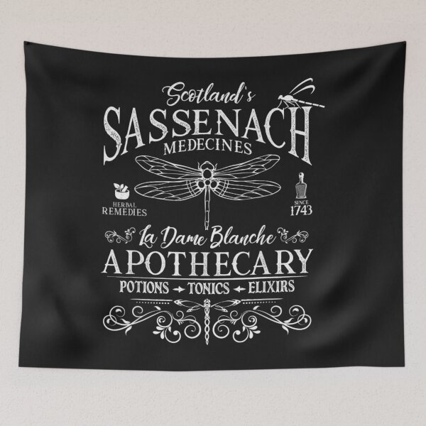 Item preview, Sassenach Outlander Apothecary  Dragonfly Scottish Gift TShirt23 designed and sold by teniya2012.